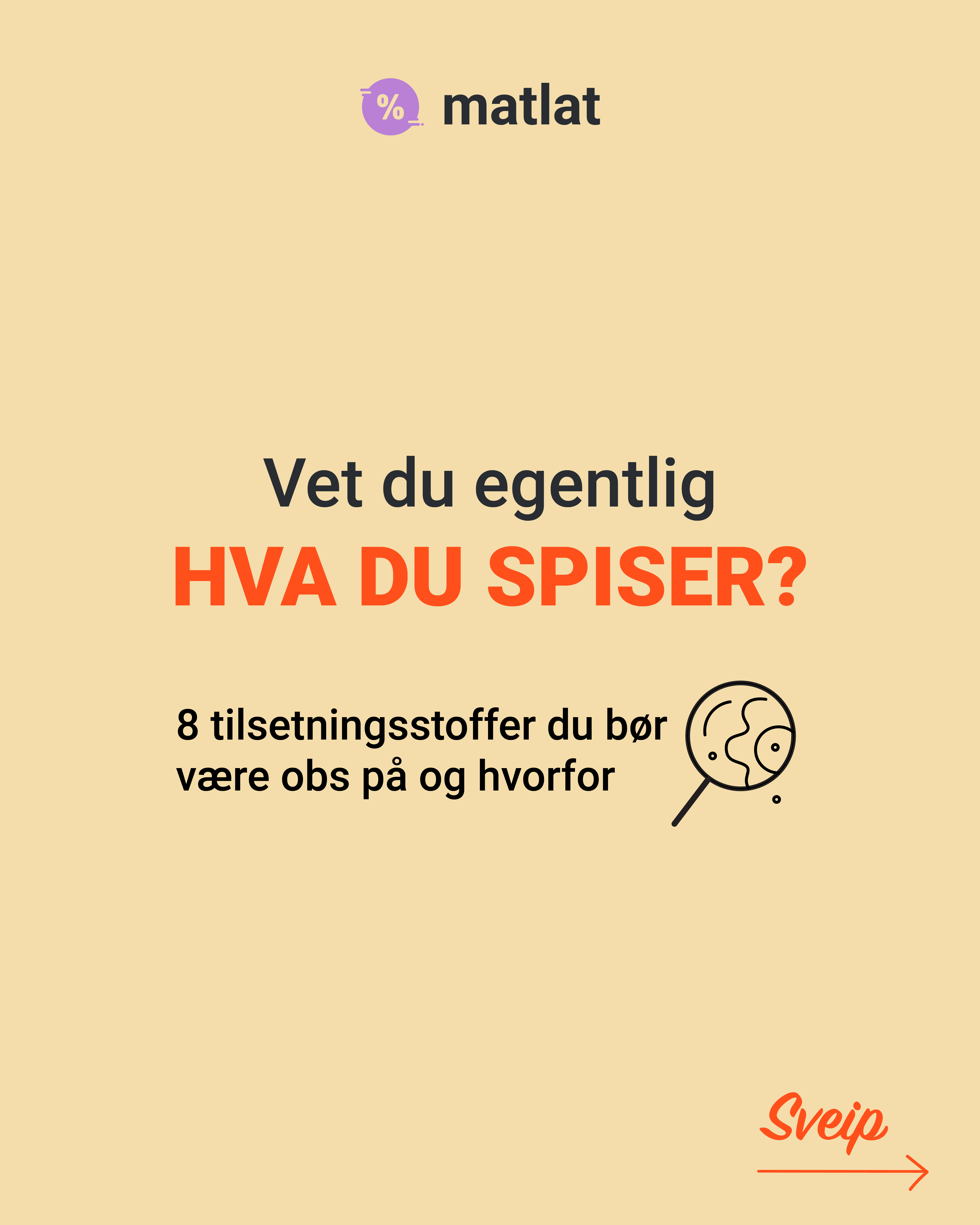 Er det nødvendig med alle disse tilsetningsstofene